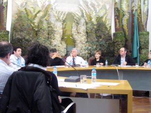 Imatge del ple municipal